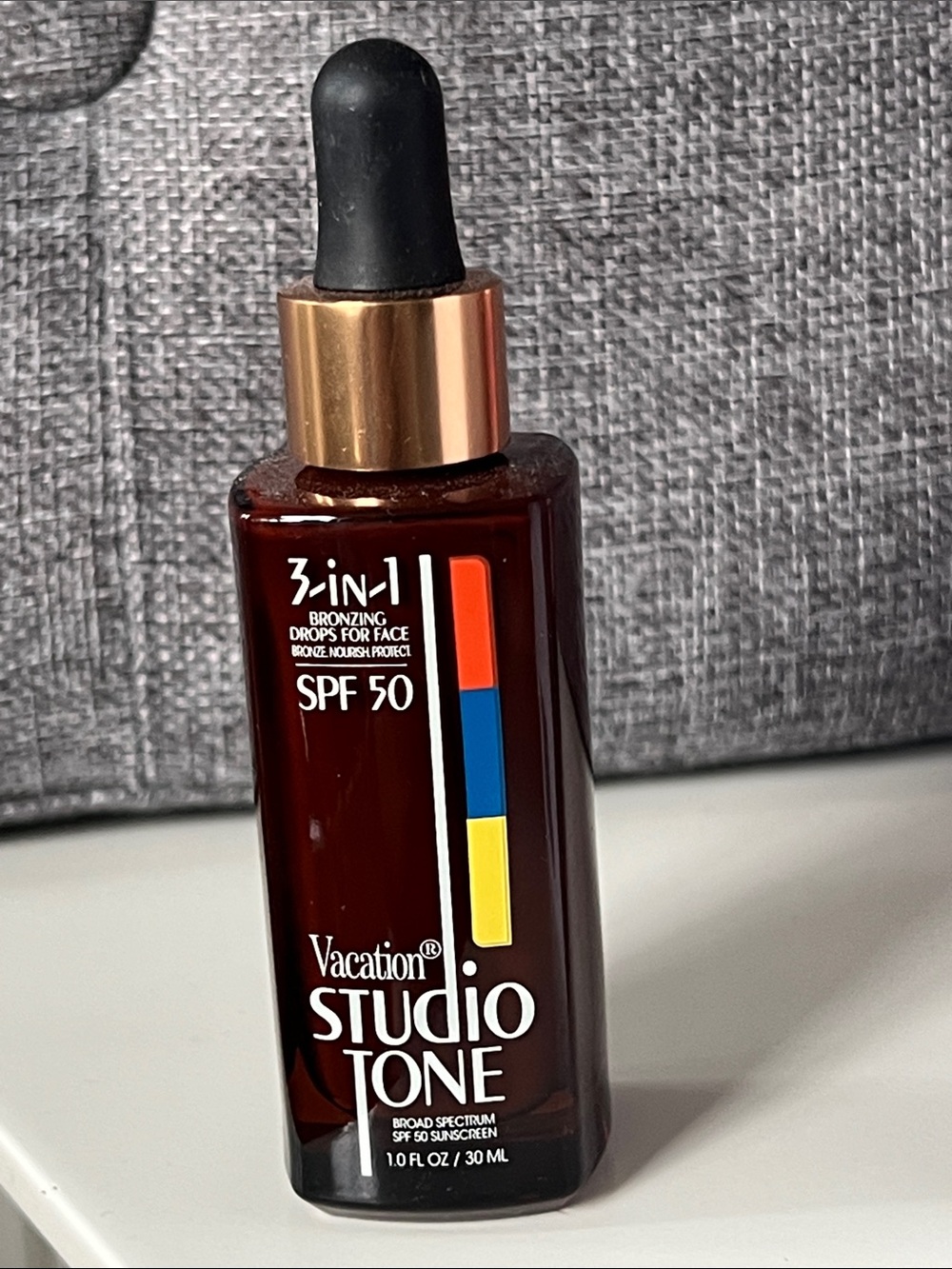 Vacation Studio Tone 3-in-1 Bronzing Drops SPF 50 — Brown